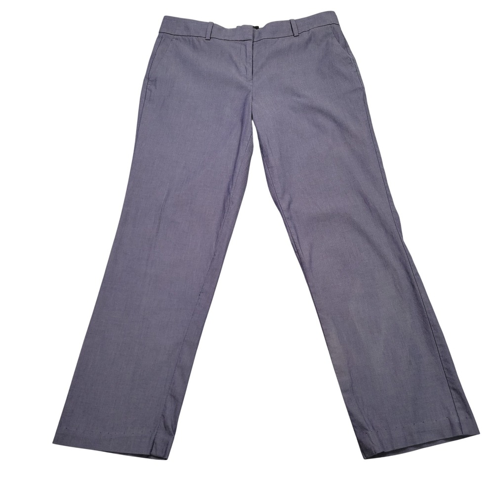 Women's Ann Taylor Casual Ankle Pants, Blue Gray, Size 8, Pre-Owned